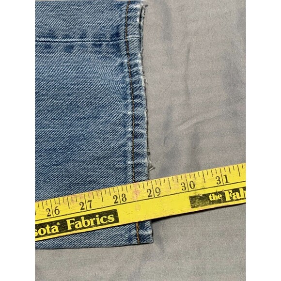 Levis 501xx Mens 34x30 Original Fit Light Wash Blue 100% Cotton Button Fly - Picture 13 of 16